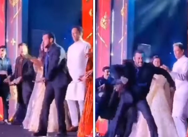 Salman Khan, Shilpa Shetty, and Anil Kapoor perform to Jumme Ki Raat at NCP Leader Praful Patel's son’s wedding