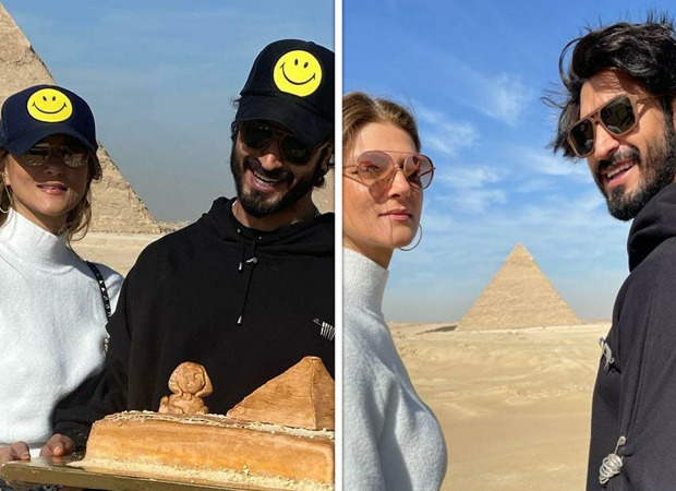 vidyut jammwal spends his birthday with his fiance nandita mahtani in egypt