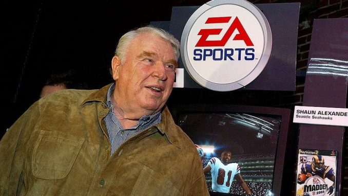 The legend John Madden NFL coach, broadcaster passes away