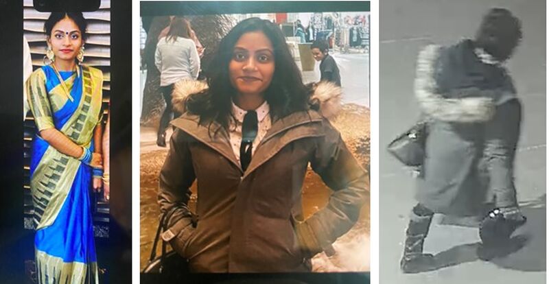 police search for missing toronto woman prasanthy aruchunan