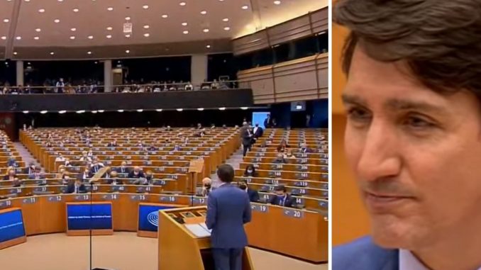 Justin Trudeau criticized by members of the European Parliament