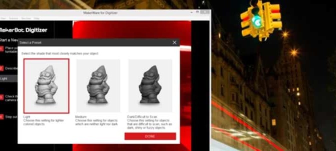 3D Scanner to 3D Printer Deal With Windows 8.1 MakerBot-3D