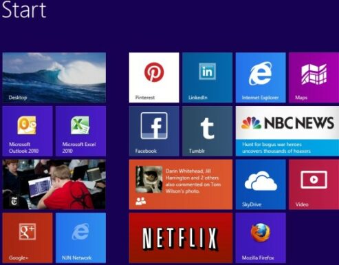 Windows 8 Start screen – the future is now