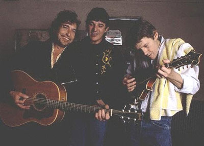 Bob-Dylan-Rick-Danko-and-Levon-Helm-at-Lonestar Bob Dylan, Rick Danko and Levon Helm at the Lonestar 1983