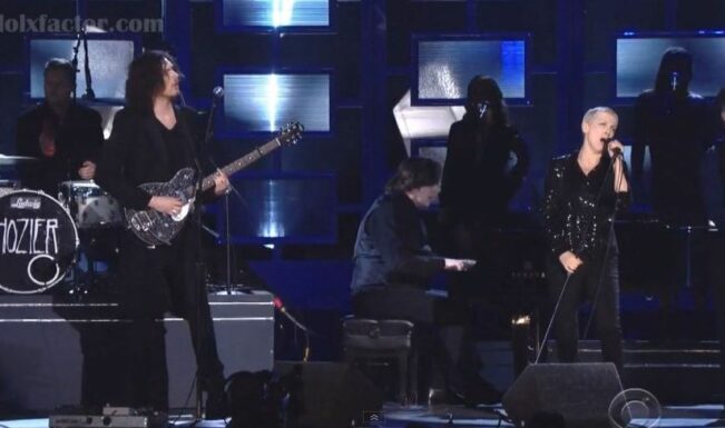 Annie Lennox and Hozier Perform Put A Spell On You At Grammys 2015