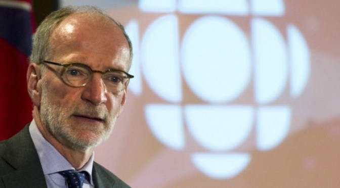 Hubert Lacroix, President and CEO of CBC/Radio-Canada (Photo THE CANADIAN PRESS/Nathan Denette)