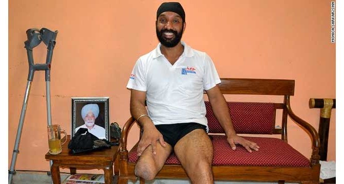 Disability India Accessibility Prejudice and Karma Refusing to be overcome by the challenges of losing a limb during the Kargil War in 1999, Devender Pal Singh, 39, became a marathon runner.