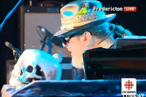 Dr. John Halifax Jazz Fest Fizzles photo Dr. John at the TD Halifax Jazz Fest (photo CBC but not Fredericton)