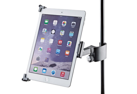 How to Hold a 12″ Tablet For Full-Sized Sheet Music K&M folder for Tablet Music Reader