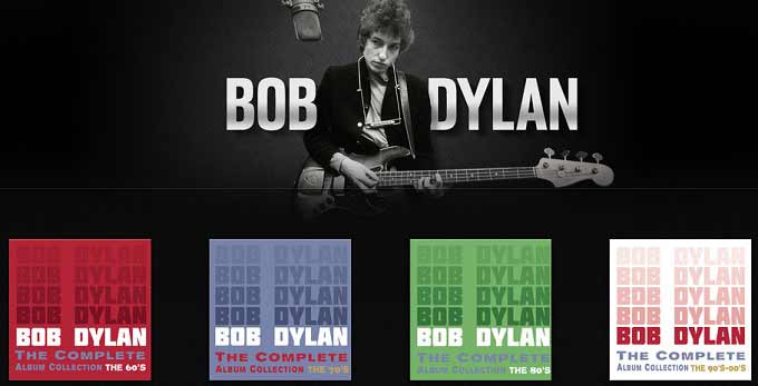 iTunes Fans Get Dylan The Complete Album Collection in 4 Volumes