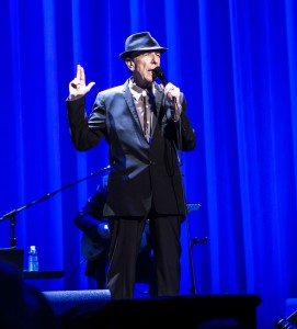 Leonard Cohen, 78, entertaining capacity audiences on Old Ideas World Tour 2013 (photo Brian Sørensen Creative Commons license some rights reserved)