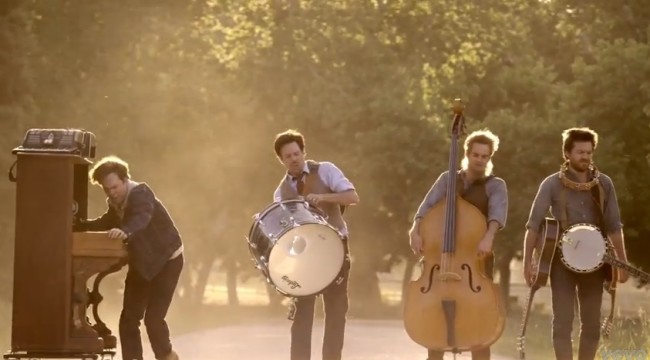 Mumford and Sons Mock Themselves in Hopeless Wanderer Video photo
