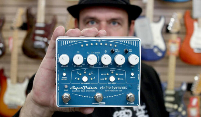 Not Your Daddy’s Guitar Pedal Electro-Harmonix Super Pulsar Stereo Tap Tremolo