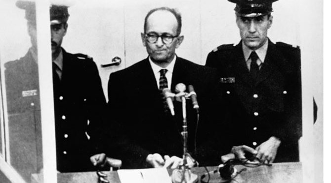 Adolf Eichmann on trial