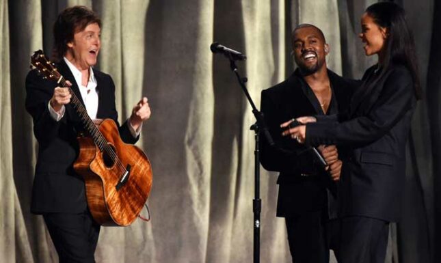 Rihanna, Kanye West & Paul McCartney FourFiveSeconds – Grammys Awards 2015