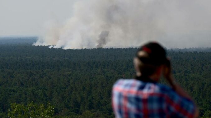 berlin forest fire