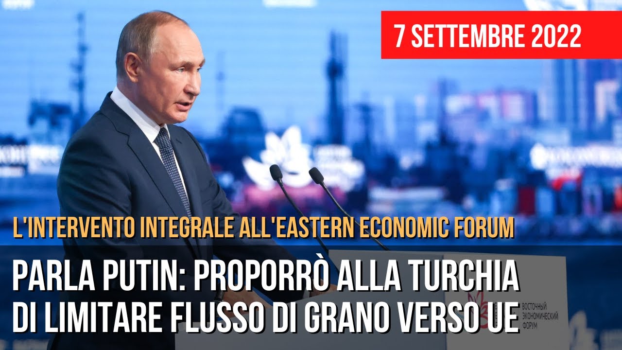 Valdimir Putin on Europe’s Natural Gas Crisis Valdimir Putin