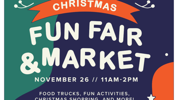 Cornerstone's Annual Christmas Fun Fair and Market