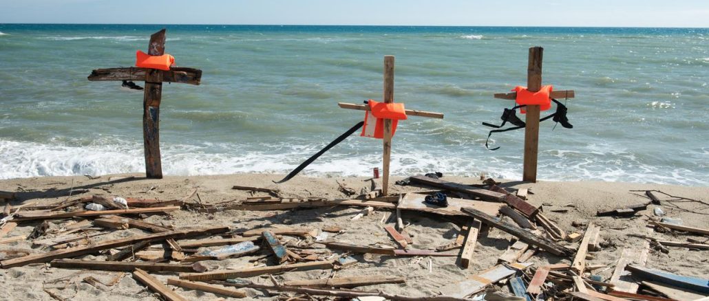 Two more bodies from refugee boat southern Italy refugee boat