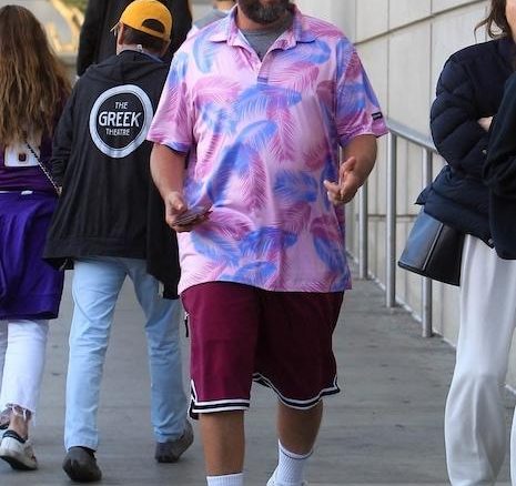 Adam Sandler's Fashion Disaster ADAM SANDLER