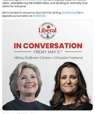 Chrystia Freeland, Hillary Clinton