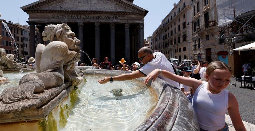 italy, heat wave
