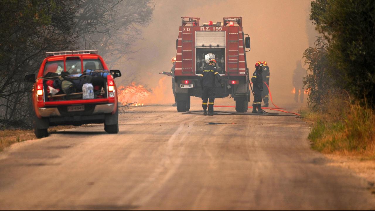 greek, wildfires