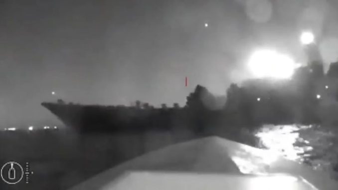 Ukrainian drone attack