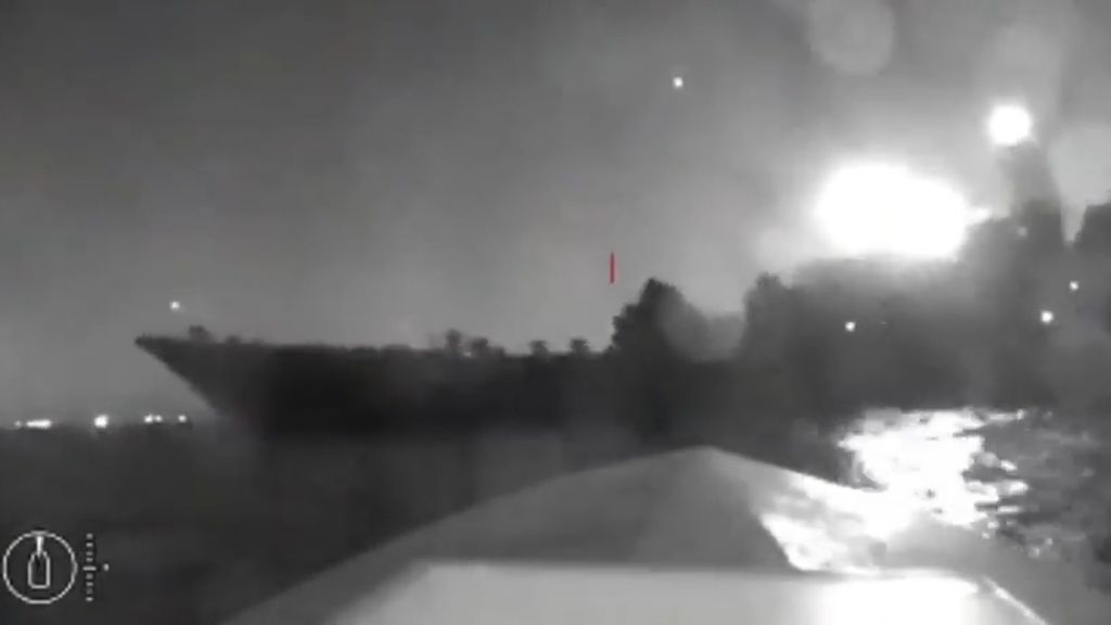 Ukrainian drone attack