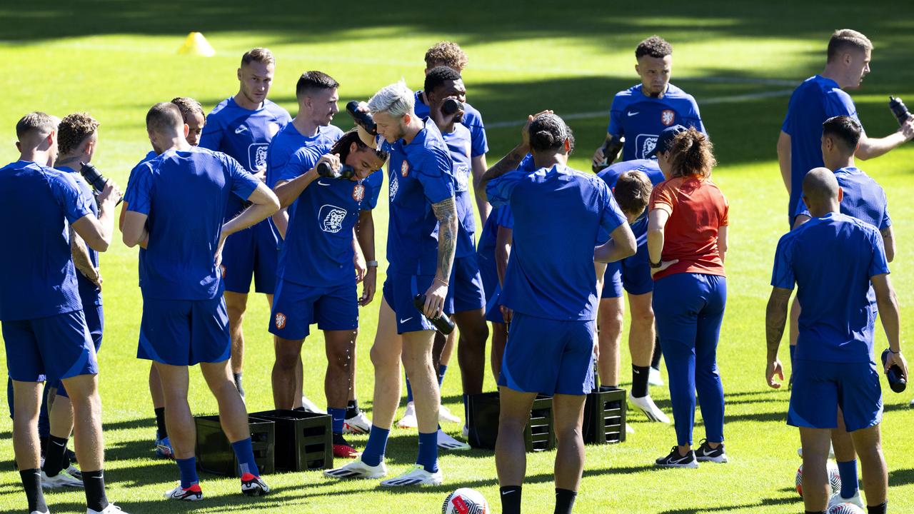 Dutch team training