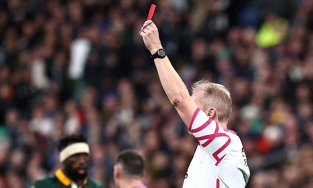 Wayne Barnes the best referee at the RWC Wayne Barnes