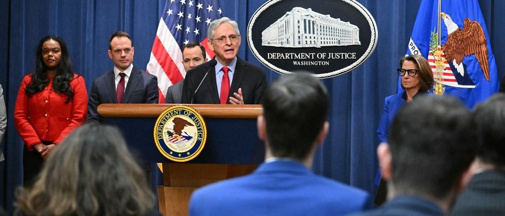 US Justice Department sues Apple