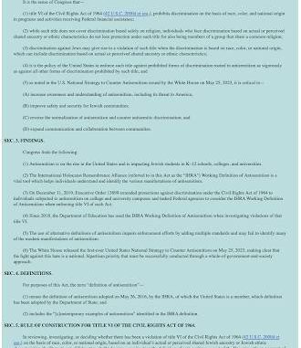 Antisemitism Awareness Act