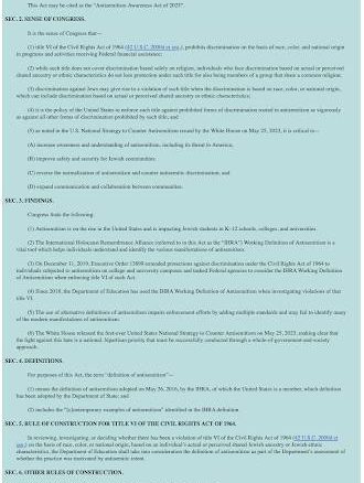 Antisemitism Awareness Act