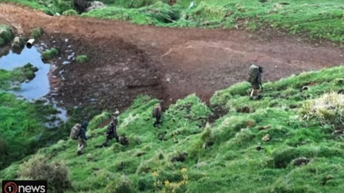 New Zealand father and children filmed