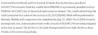 United States Hypersonic Weapons Programs