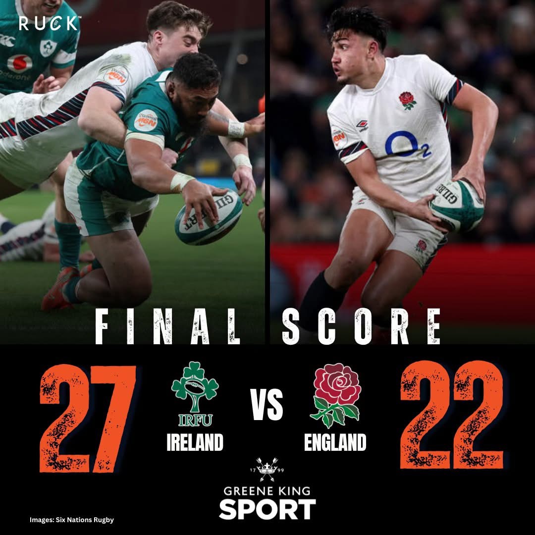 england England versus Ireland six nations rugby