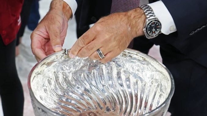Stanley Cup damaged
