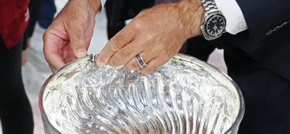 Stanley Cup damaged