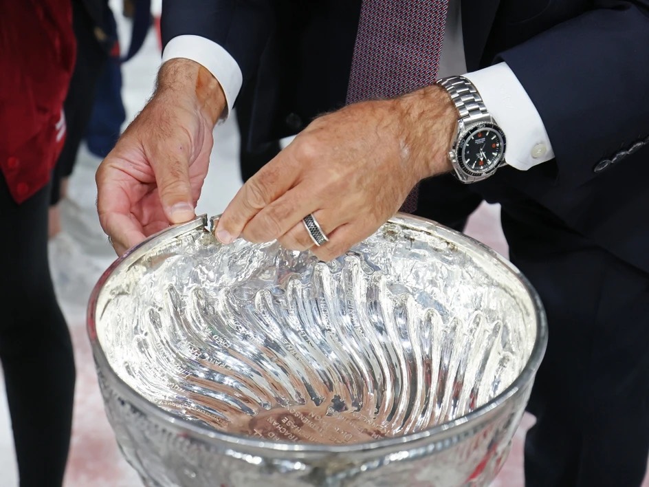 cup Stanley Cup damaged