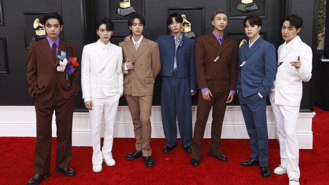 South Korean pop group BTS ready with military service, last band member Suga fired BTS