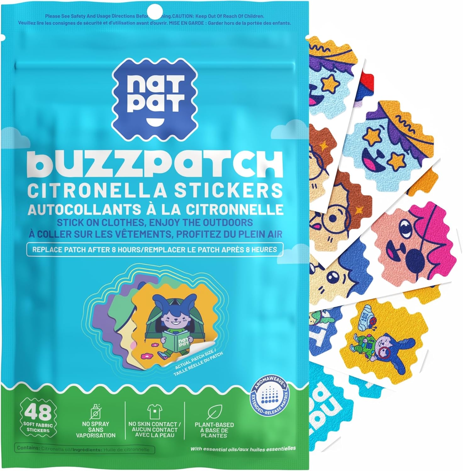BuzzPatch Citronella Mosquito Repellent